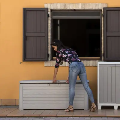 Toomax kussenbox florida 147x71x60cm warm grijs - afbeelding 4