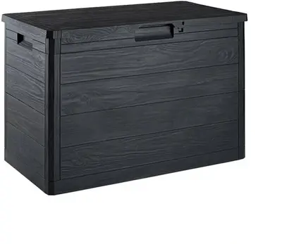 Toomax kussenbox woody's 77x44x53cm antraciet - afbeelding 1