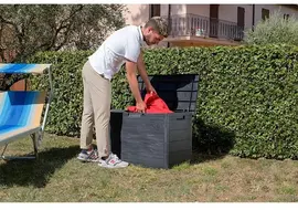 Toomax kussenbox woody's 77x44x53cm antraciet - afbeelding 4