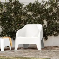 Toomax stapelbare lounge tuinstoel petra wit - afbeelding 2