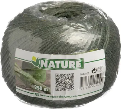 Touw jute l250m groen - afbeelding 1