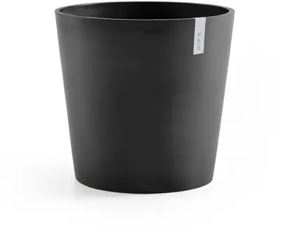 TPC ECOPOTS bloempot Amsterdam Ø50cm Donkergrijs - afbeelding 1