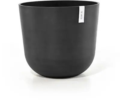 TPC ECOPOTS bloempot Oslo Ø55cm Donkergrijs - afbeelding 1