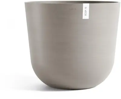 TPC ECOPOTS bloempot Oslo Ø65cm Taupe - afbeelding 1