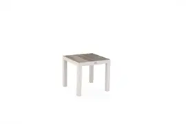 Trestino bijzettafel cassel 50x50x46cm wit - afbeelding 1