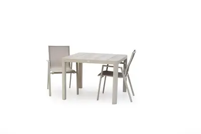 Trestino diningset gironde 100 nancy latte - afbeelding 1