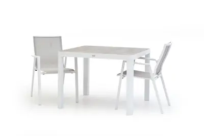 Trestino diningset gironde 100 nancy wit - afbeelding 1