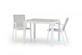 Trestino diningset gironde 100 nancy wit - afbeelding 1