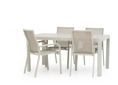Trestino diningset gironde 161 dining latte - afbeelding 1