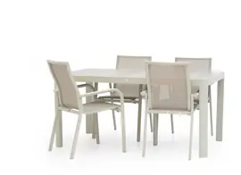 Trestino diningset gironde 161 dining latte - afbeelding 1