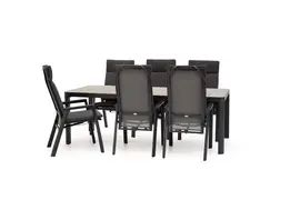 Trestino diningset gironde 220 frazer antraciet - afbeelding 1