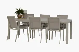 Trestino diningset gironde 220 nancy latte - afbeelding 1