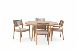 Trestino diningset lauro ernesto sand - afbeelding 1