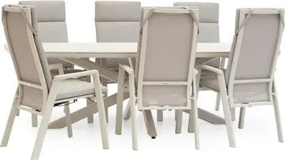 Trestino diningset valence frazer latte - afbeelding 1