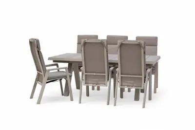 Trestino diningset vesoul frazer latte - afbeelding 1