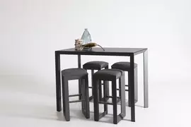Trestino Frazer bartafelset 140x80x104 cm antraciet - afbeelding 1