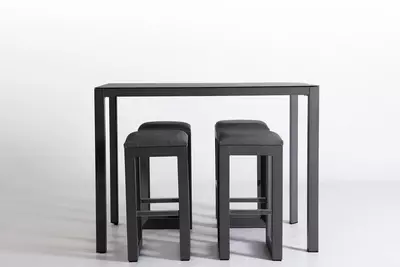 Trestino Frazer bartafelset 140x80x104 cm antraciet - afbeelding 2