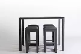 Trestino Frazer bartafelset 140x80x104 cm antraciet - afbeelding 2