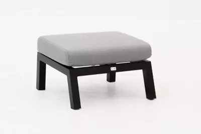 Trestino hocker carouge zwart - afbeelding 1