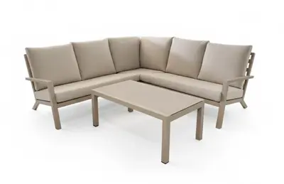 Trestino hoekset azzurro champagne - afbeelding 1