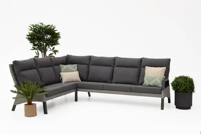 Trestino hoekset grandville antraciet - afbeelding 1