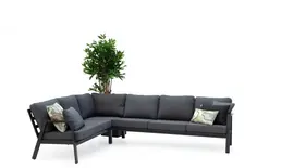 Trestino hoekset lectoure antraciet - afbeelding 1