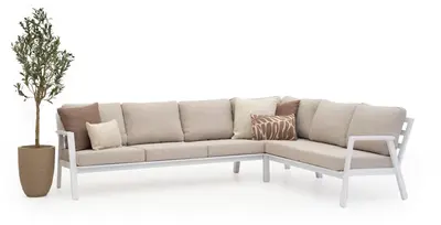 Trestino hoekset lectoure wit - afbeelding 1