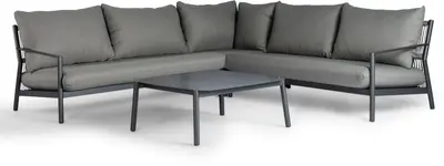 Trestino hoekset masiera charcoal - afbeelding 1