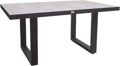 Trestino hoge lounge tuintafel barree 140x85x65cm antraciet - afbeelding 1