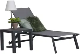 Trestino ligbed sunlounger antraciet - afbeelding 1