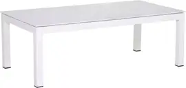 Trestino lounge tuintafel durante 130x67x44cm wit - afbeelding 1