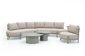 Trestino organische hoekset tirana light kaki - afbeelding 4