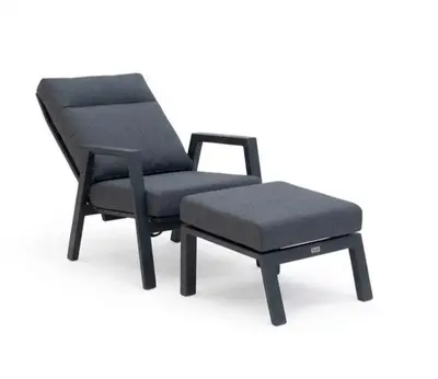 Trestino relax set lectoure antraciet - afbeelding 2