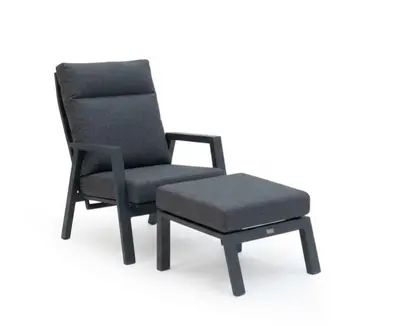 Trestino relax set lectoure antraciet - afbeelding 1