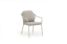 Trestino stapelbare dining tuinstoel royan latte - afbeelding 2