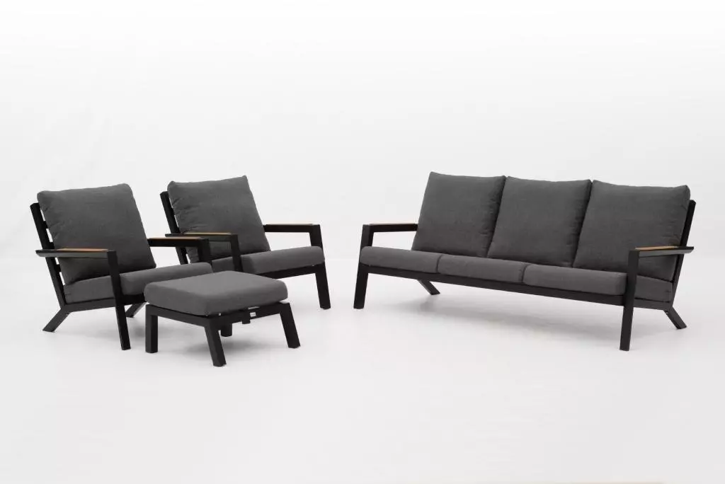LILENO HOME Tuinstoelkussens als 1-delige set - stoel met hoge