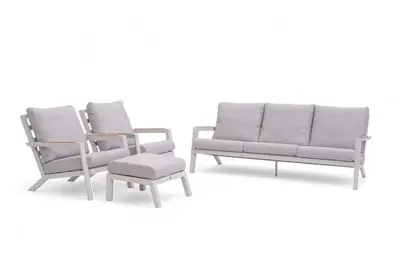 Trestino stoel-bank loungeset lausanne latte - afbeelding 2