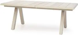 Trestino uitschuifbare dining tuintafel vesoul extension 265/205 x 103x76cm latte - afbeelding 2
