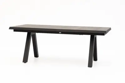 Trestino uitschuifbare dining tuintafel vesoul extension 265/205 x 103x76cm antraciet - afbeelding 2