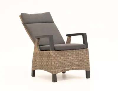 Trestino verstelbare dining tuinstoel barree antraciet - afbeelding 3