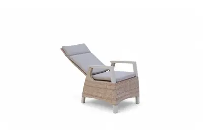 Trestino verstelbare dining tuinstoel barree latte - afbeelding 2