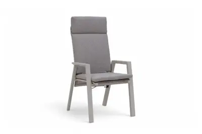 Trestino verstelbare dining tuinstoel frazer latte - afbeelding 1