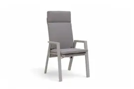 Trestino verstelbare dining tuinstoel frazer latte - afbeelding 1