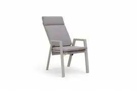 Trestino verstelbare dining tuinstoel frazer latte - afbeelding 2