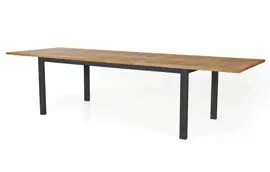 Trestino verstelbare dining tuintafel stefano teak 304x100x75cm antraciet kopen?