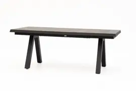 Trestino verstelbare dining tuintafel vesoul extension 265x103x76cm antraciet - afbeelding 2