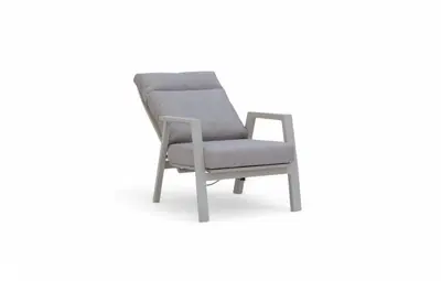Trestino verstelbare lounge tuinstoel lectoure latte - afbeelding 2