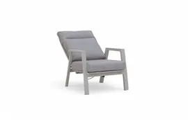 Trestino verstelbare lounge tuinstoel lectoure latte - afbeelding 2