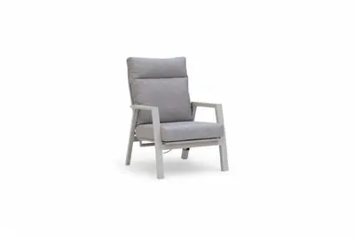 Trestino verstelbare lounge tuinstoel lectoure latte - afbeelding 1