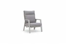 Trestino verstelbare lounge tuinstoel lectoure latte - afbeelding 1